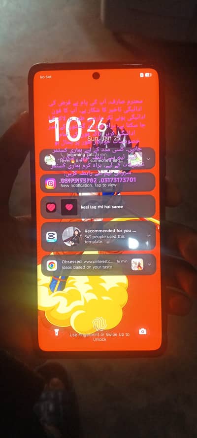 infinx zero 40 13gb Ram 256gb memory 03234517759