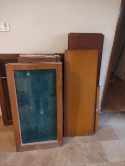 wooden window complete with grill for sale