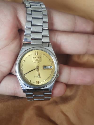 original Seiko 5 automatic 21 jewels in 100 percent perfect working