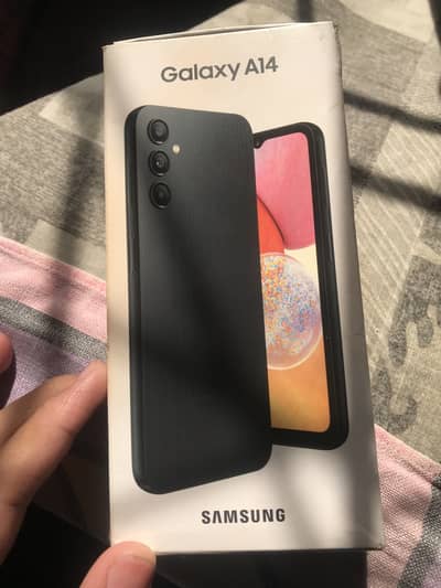 Samsung A14 open box.