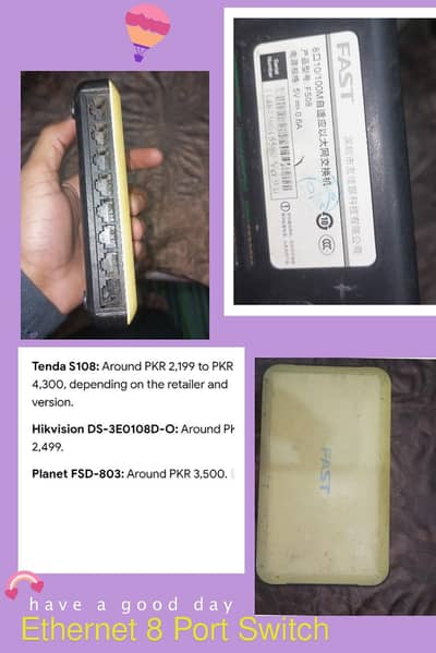 Keyboard and GPU & internet switch