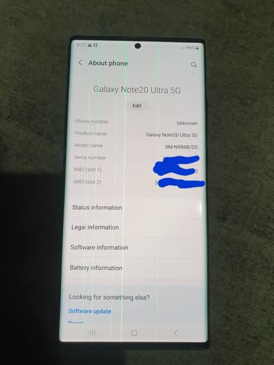 Note 20 Ultra 5G. Official Pta Approved. 256GB. Dual Sim.