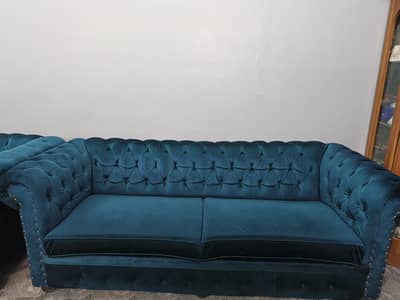 sea green sofas set