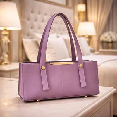 Women's Leather plain Shoulder Bag
