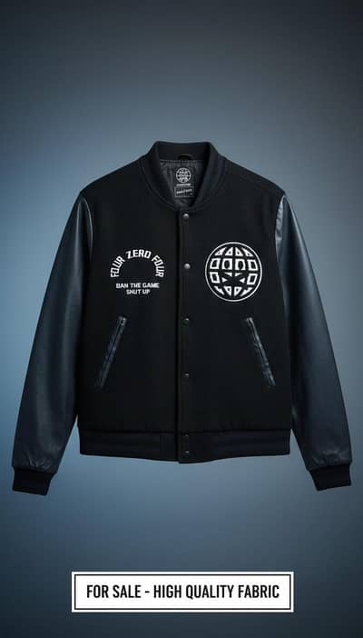 Premium 404 MOB Varsity Jacket - Streetwear Style