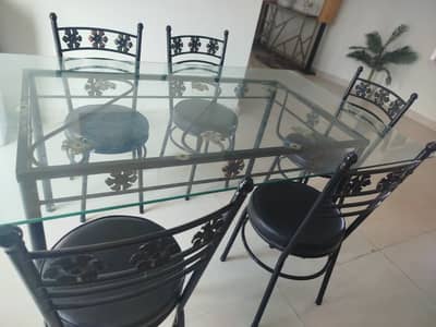 Dining table with 5 chairs