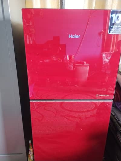 Haier HRF-216 Refrigerator (Red Edition) – 10/10 Condition