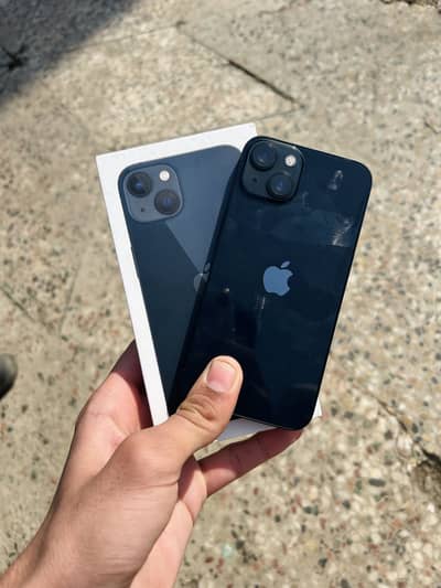 Iphone 13 128 Gb with box 10 by 10 condition Exchange possible