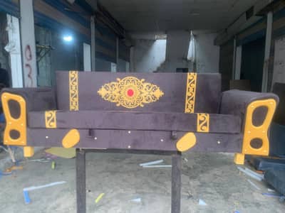 bed and sofa used