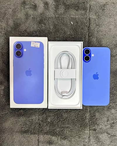 Iphone 16+ 128gb jv with Box 100 BH 65 Cycles Only, 10/10