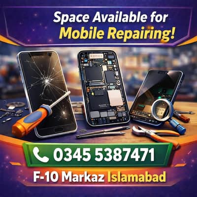 Space available for Mobile repairing
