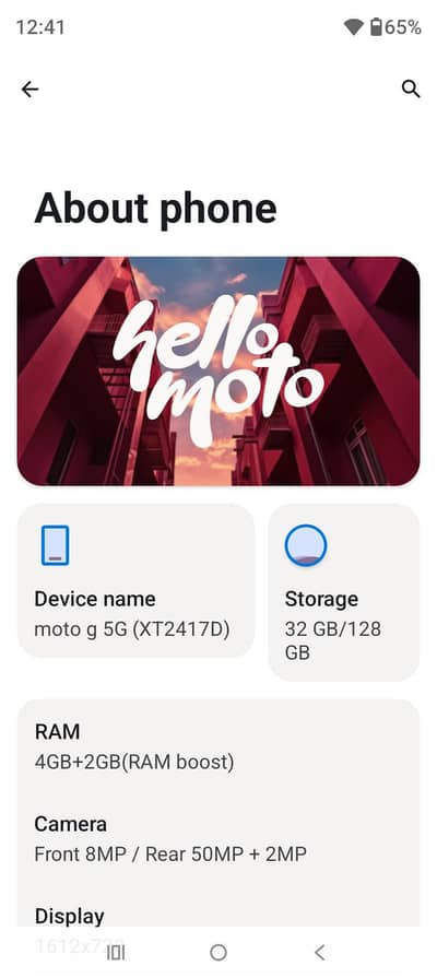 6gb ram 128 gb memory hai