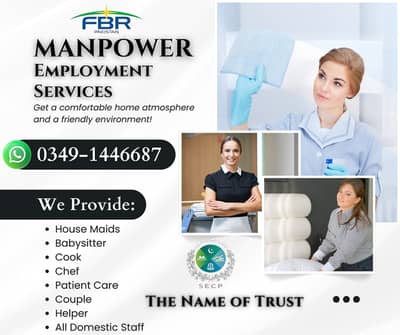 Maids / House Maids / cook / Nanny , chef / Baby Sitter maid available