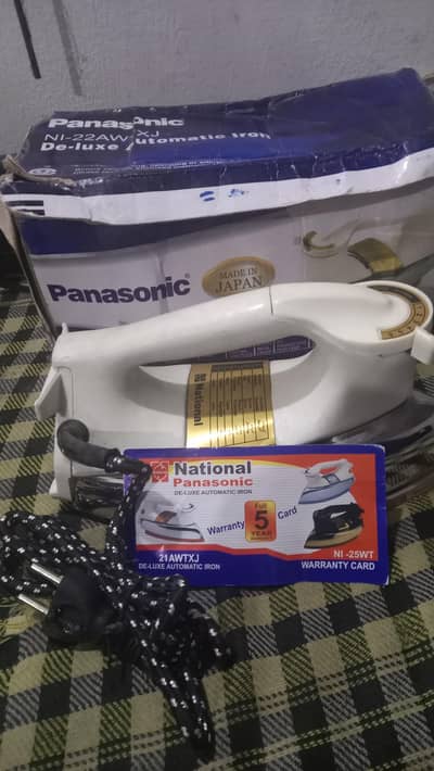 original national Panasonic iron have 10 by 10