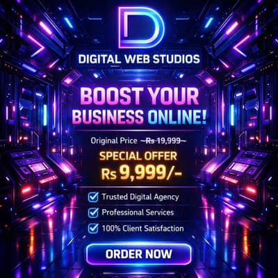 WE GIVE YOU A PROFESSIONAL WEBSITE, E-COMMERCE STORE