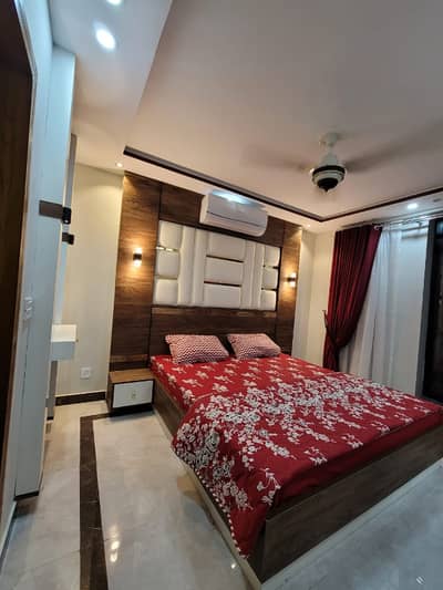One bed luxury furnished apartment available for rent sector E bahria town Lahore