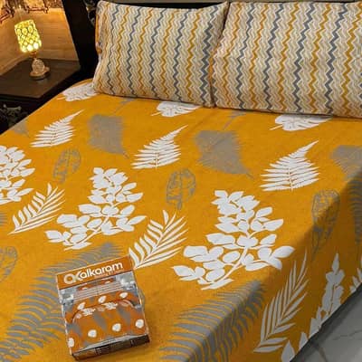 3 pcs mix Cotton parented double bedsheet