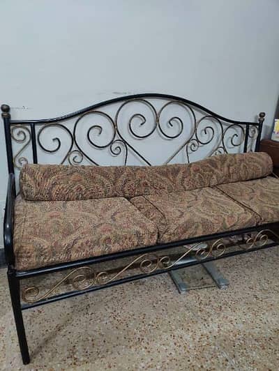 Iron sofa chairs set