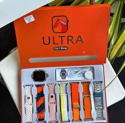 Brand New Ultra Smart Watch with 7 Premium Straps