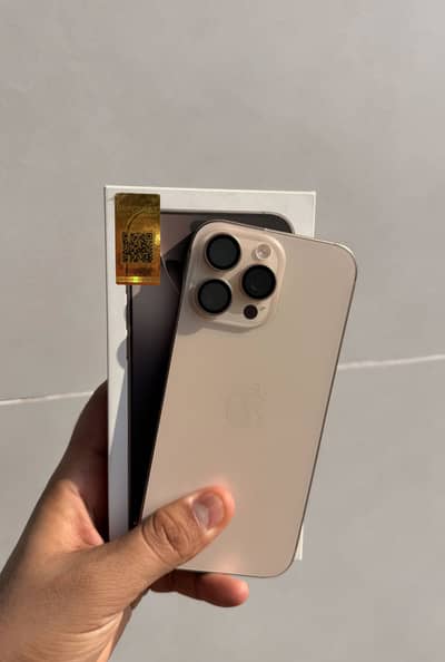 16 Pro Max 256 GB Official PTA Approved