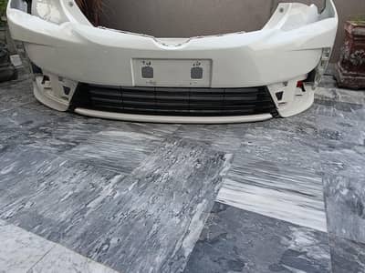 front and rare bumper white colour