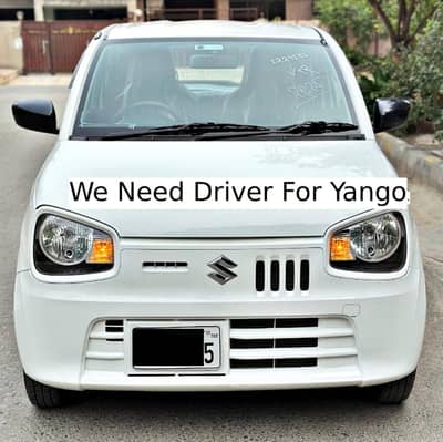 We Need Driver for Yanngo, Indrive