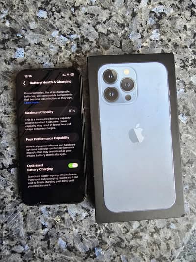 iPhone 13 Pro | PTA approved | 81% Battery | Original Box