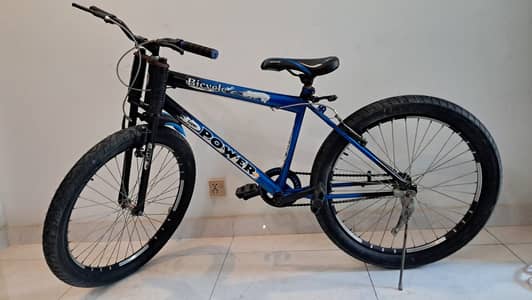 26 inch blue bicycle on sale with Free seat cover and lock