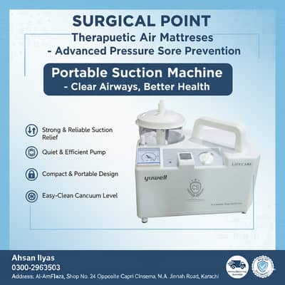 Medical Suction Machine – Home & Hospital Use – Karachi