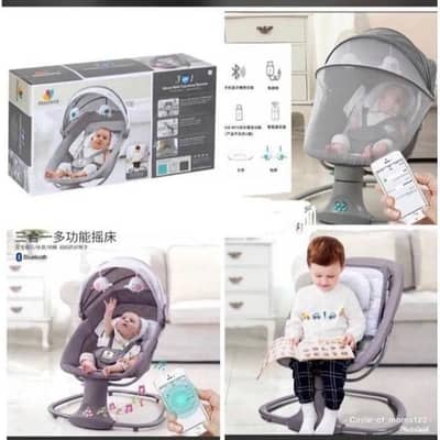 Baby Swing / Rocker Chair – Almost New (Bluetooth & Music)