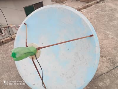 Dish Antenna, Dish Receiver and Cable