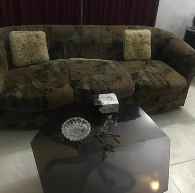 1 Glass Centre Table.