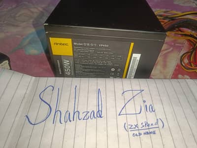 ANTEC VP450 (450w PSU) 6+2 Pin GPU connector and 4+4 CPU with 24x