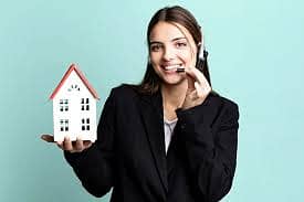 female real estate cum Receptioest Requied
