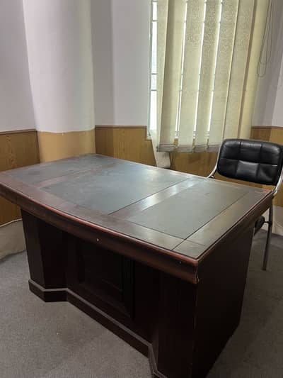 Office table with chair