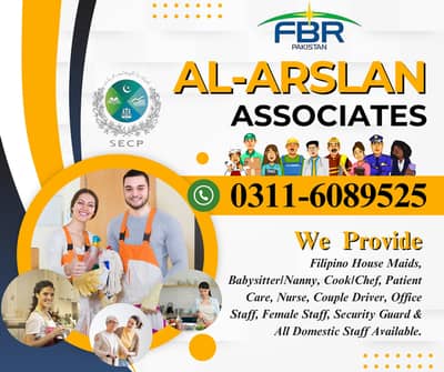 Maids / House Maids / cook / House chef / Baby Sitter maid available