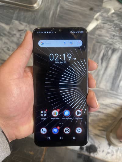 Infinix smart 7 hd 4/64 all ok only glass break hai exchange possible