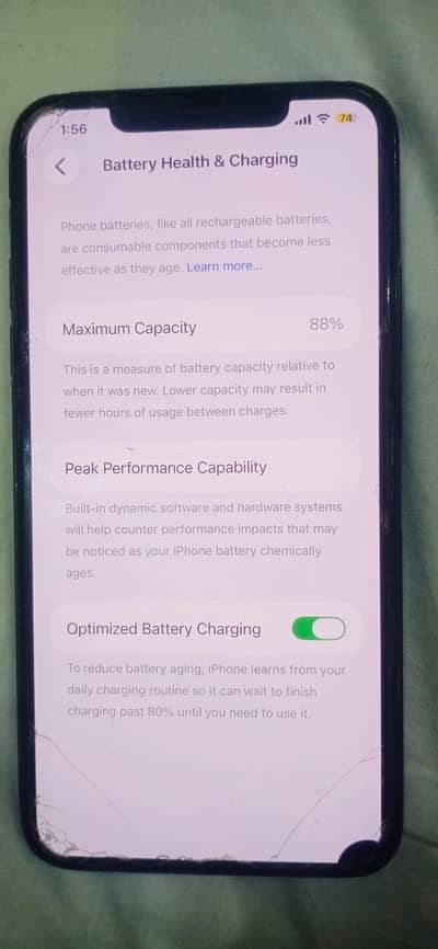 I phone 11 pro max 256 GB Box pack in dark green color