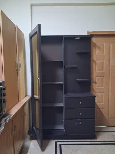 Brown Dresser/Dressing Table with Full Length Mirror