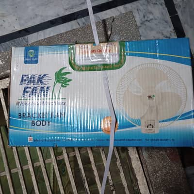 Pak fan bracket fan  brand new without jali and par