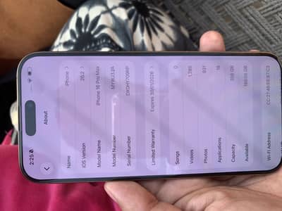 iPhone 16 pro max 256gb