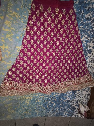 bridal lehnga 1 time used