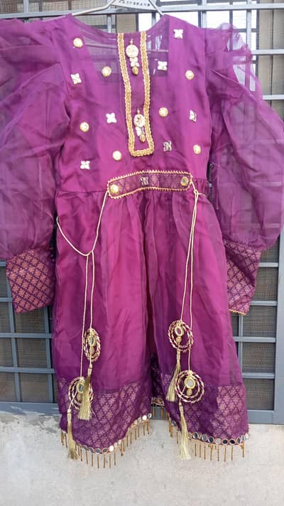 Party wear Peplum Frock with Dupatta