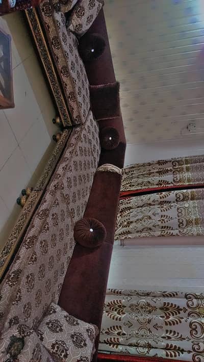 L shap sofa with dewan