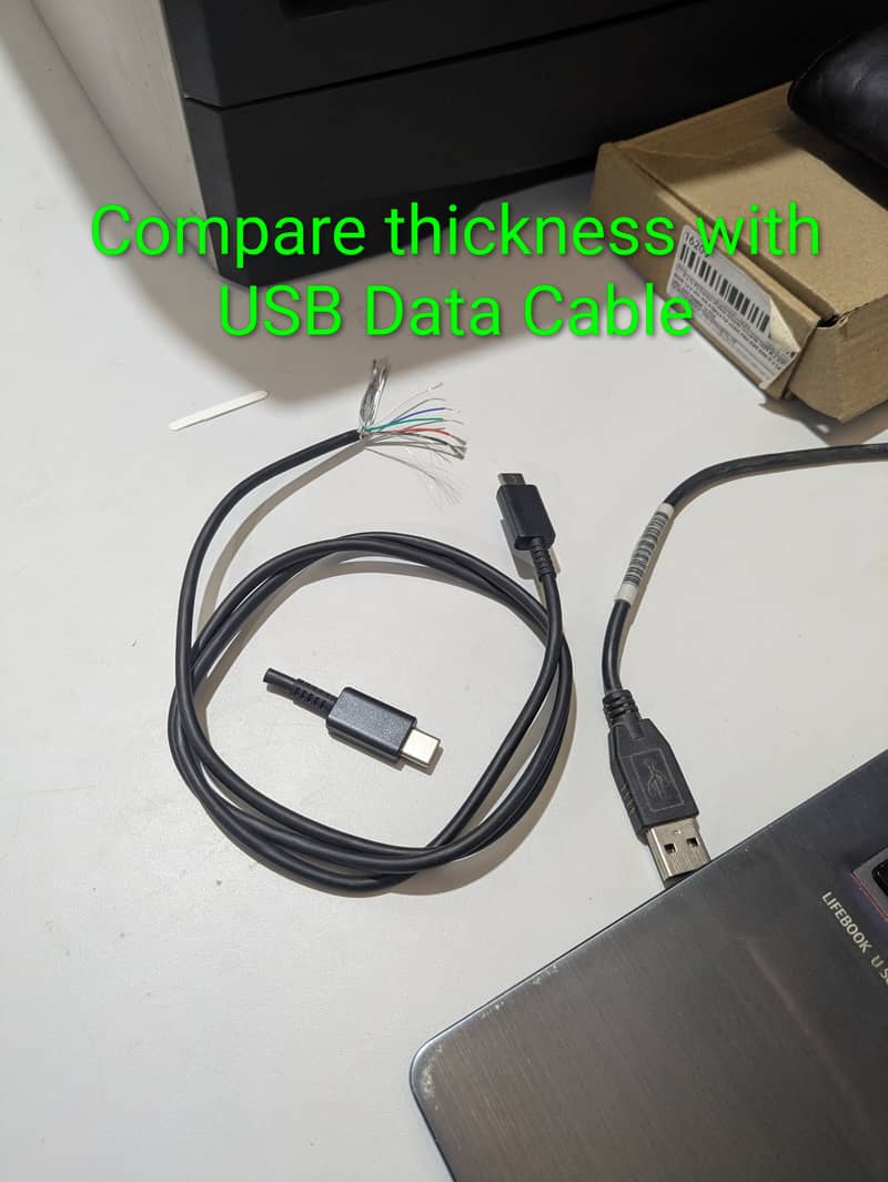 Mobile data cable , charging cable - Type C cable  with Delivery 3