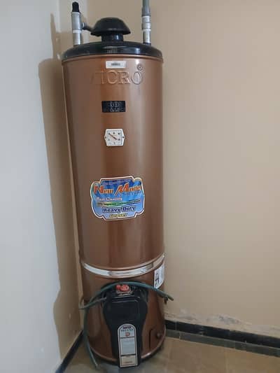 Natural gas geyser only two months used