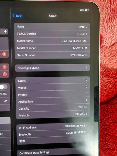 Apple iPad pro M4 Apple penice complete box