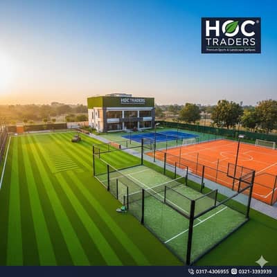 Sports flooring - Artifical grass - Astro Turf - Grass - Padel courts