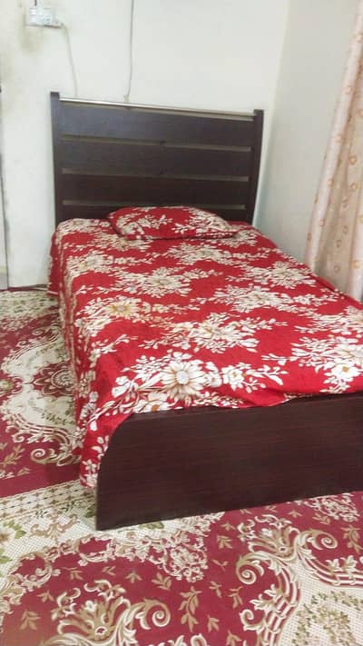 single wooden bed  for sale