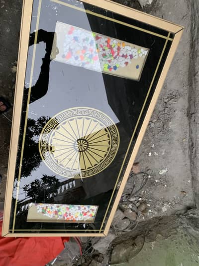 Center glass top table